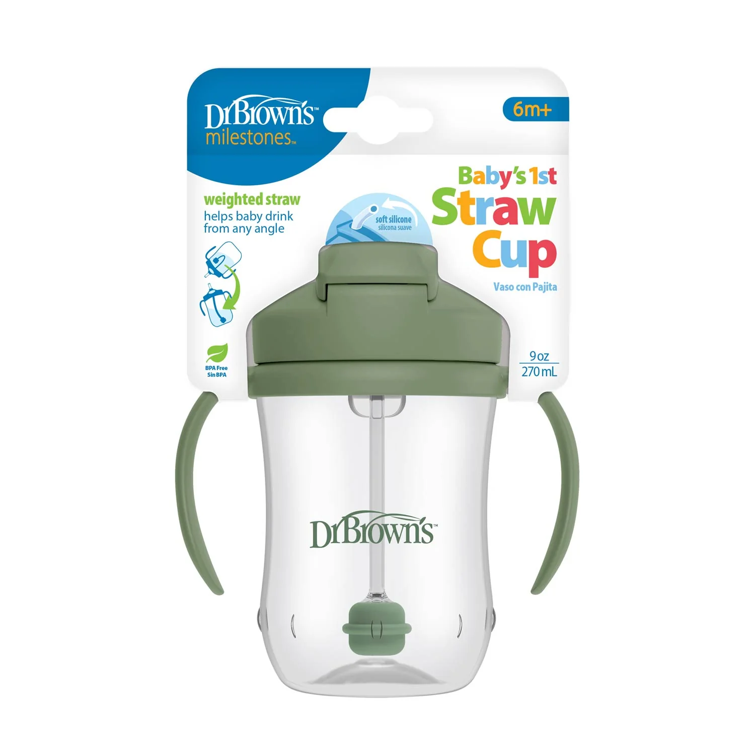 Dr. Brown’s™ Milestones™ Baby’s First Straw Cup - Image 3