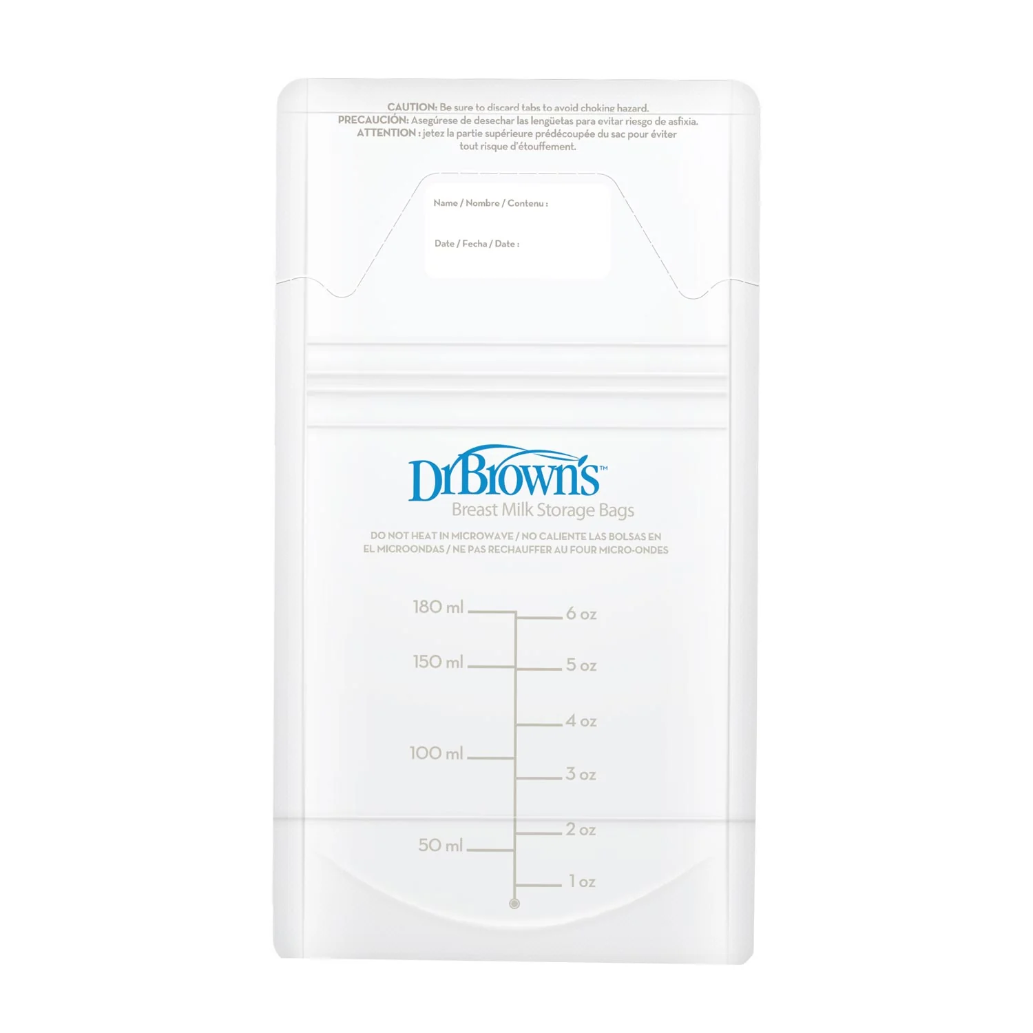 Dr. Brown's Breast Milk Storage and Freezer Bags - 50ct - Image 3