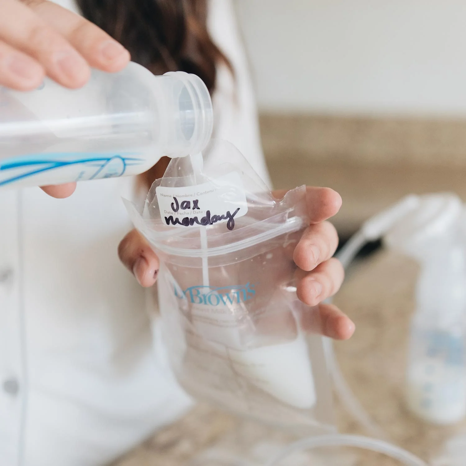 Dr. Brown's Breast Milk Storage and Freezer Bags - 50ct - Image 5