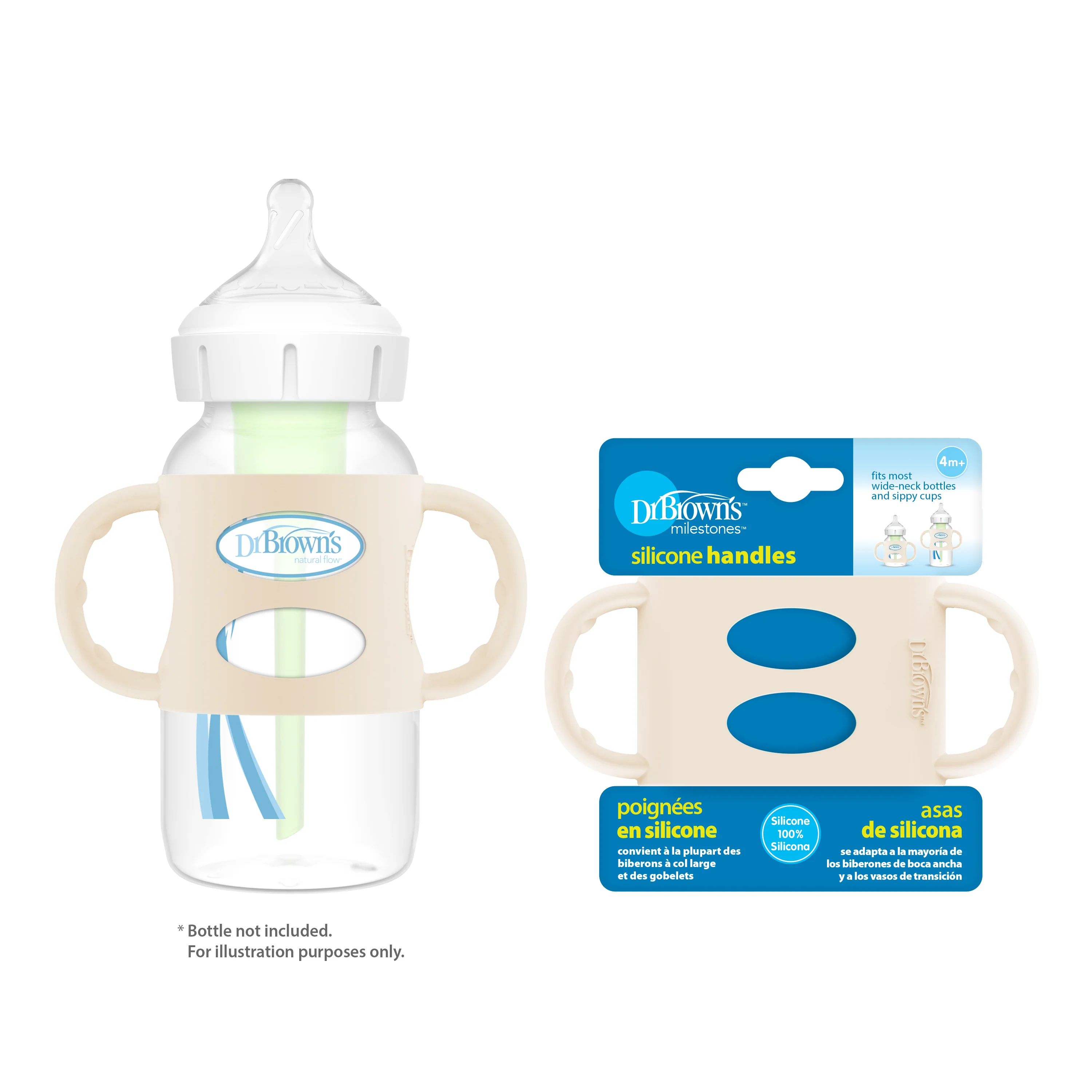 Dr. Brown’s® Milestones™ Wide-Neck Silicone Handles - Image 3